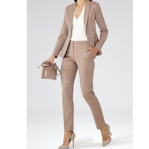 Reiss Turner Trouser Pants Womens Size 6 Wool Blend Career Office - Picture 2 of 9